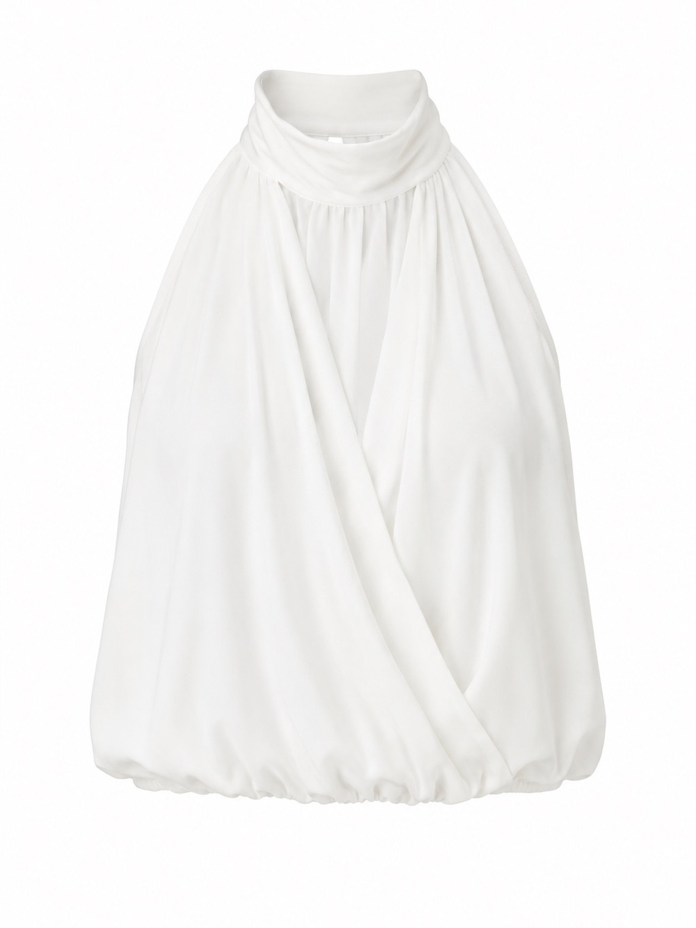 NWT Draped Halter Blouse